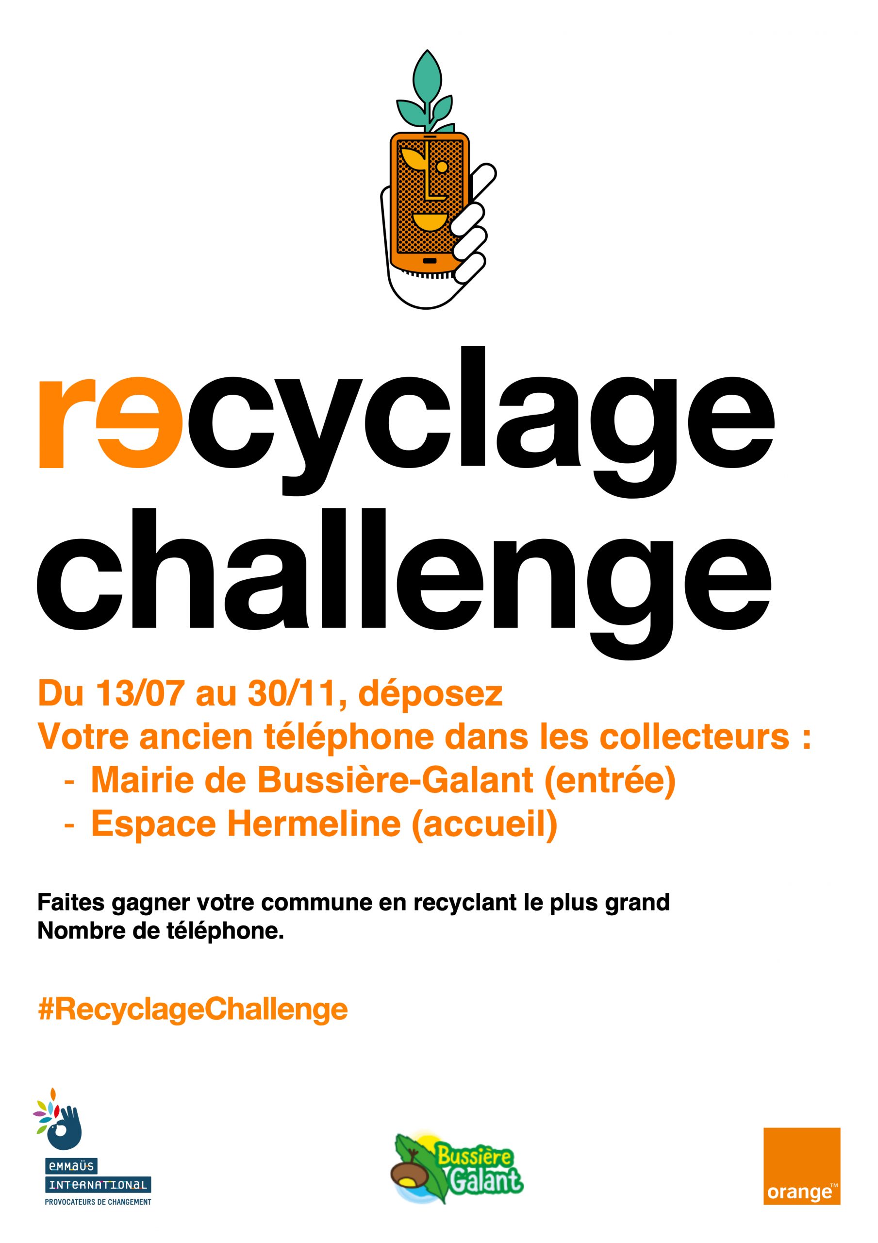 Challenge communal ! Recyclez vos vieux téléphones et gagnons un arbre !
