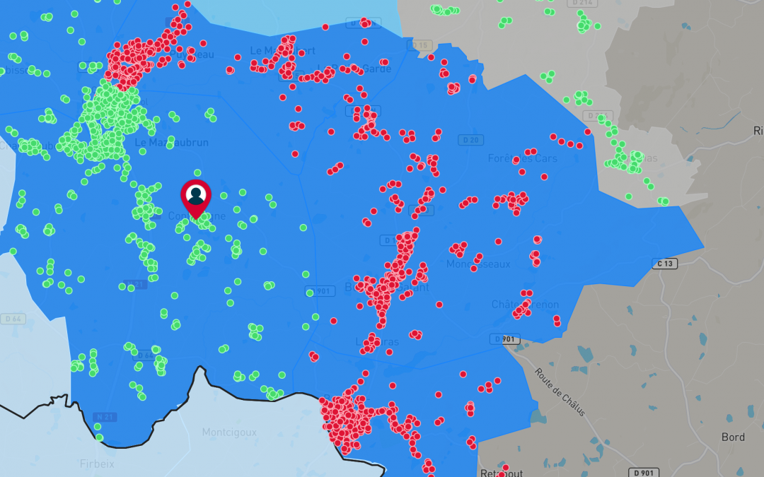 Secteur Mazaudran, Contentigne, Fayollas, la goursaline,… La fibre est là !