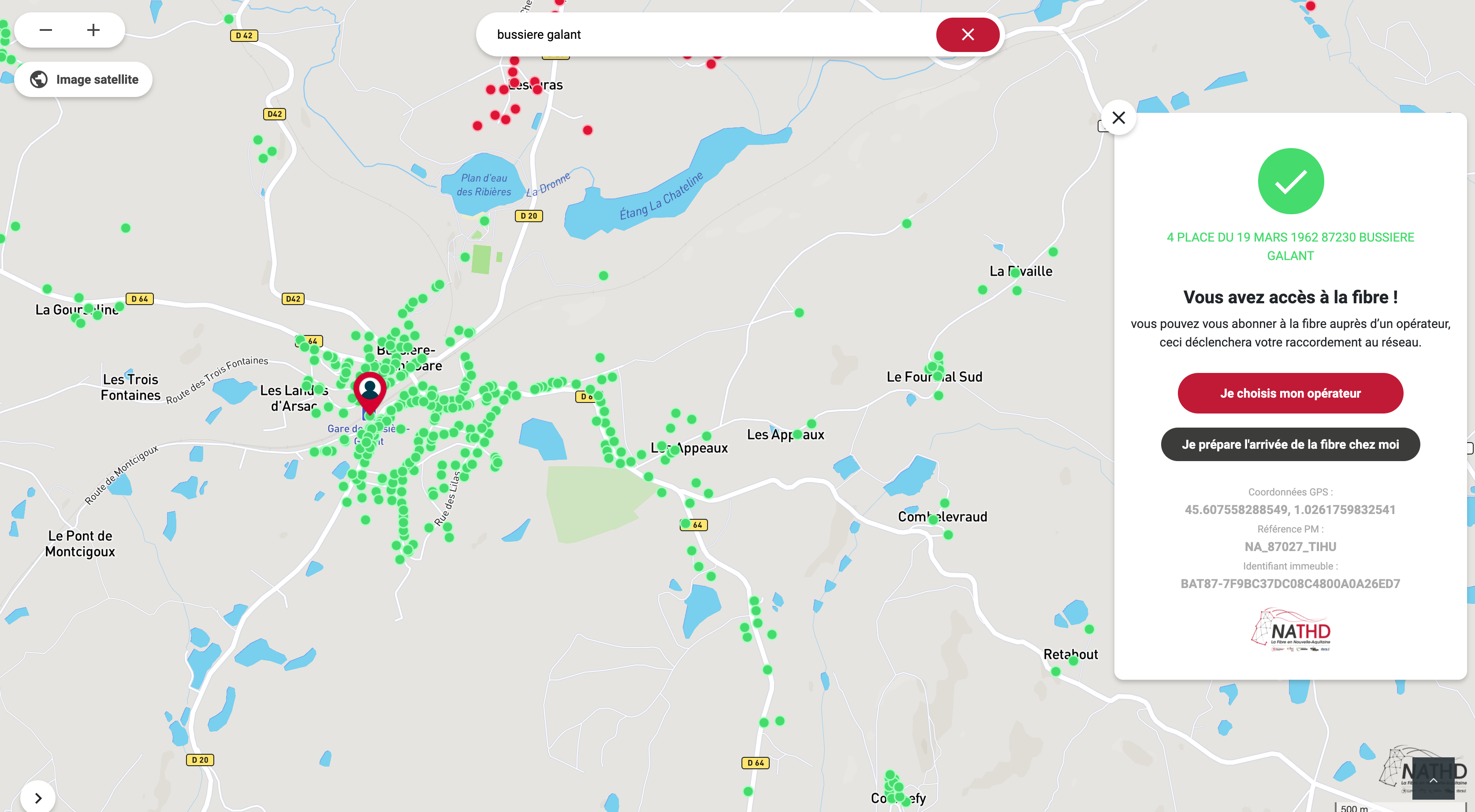 Secteur de Bussière Gare, et alentours,… La fibre est là !