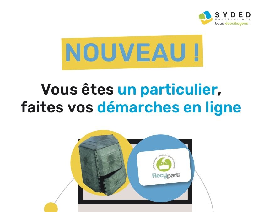 Nouveau, Syded87, faites vos démarches en ligne !