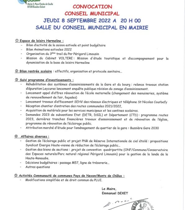 Conseil municipal