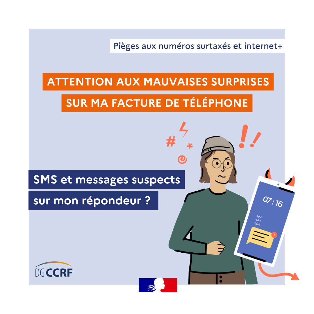 Campagne de communication numéros surtaxés et abonnements internet
